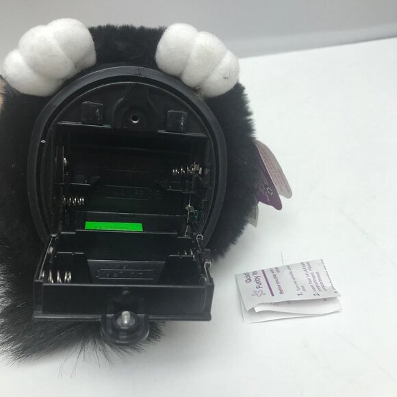 1998 VTG Tiger Electronics Furby All-Black Blue Eyes Robotic Pet Toy 70-800 - Picture 7 of 9